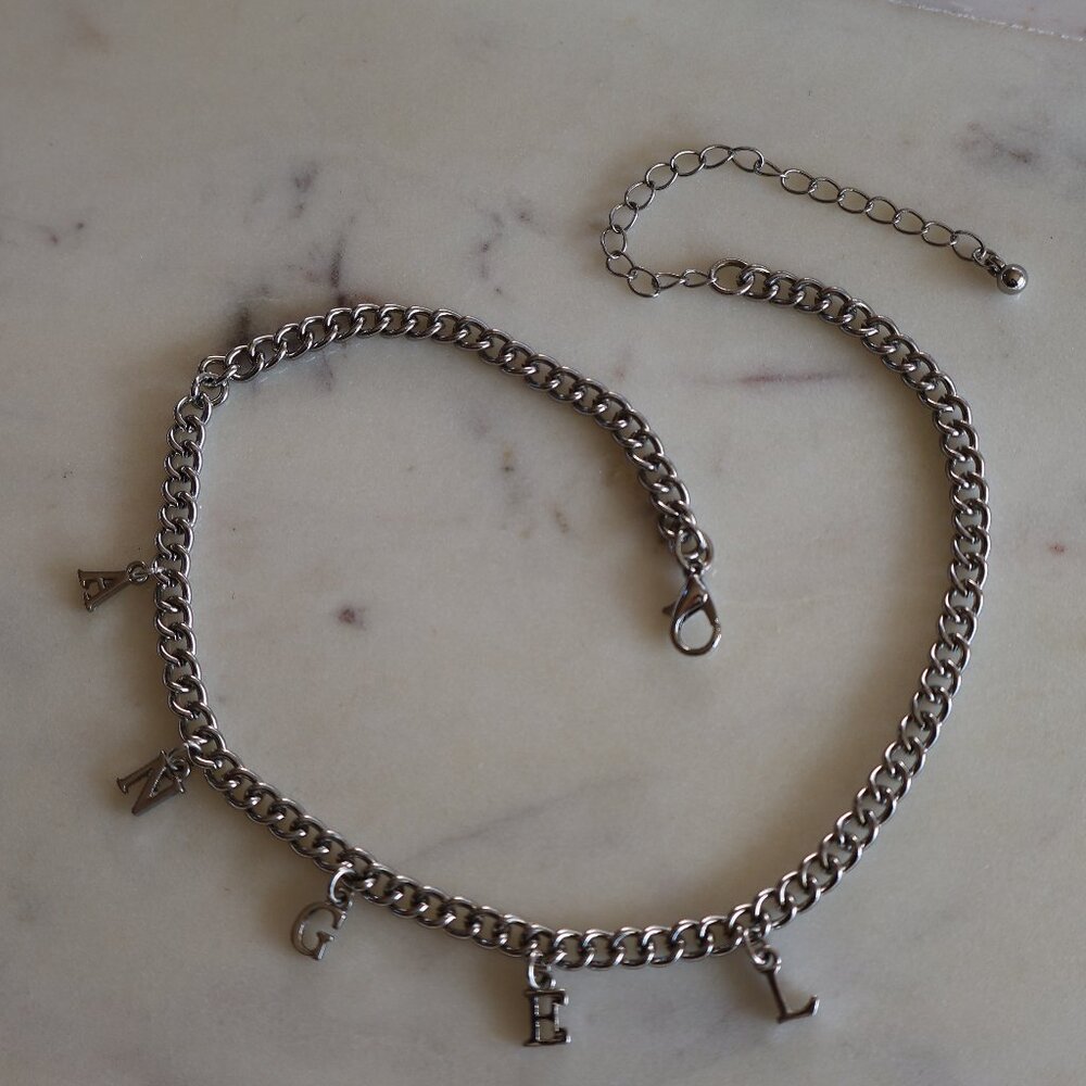 Silver Angel Necklace - 12" - Picture 1 of 6
